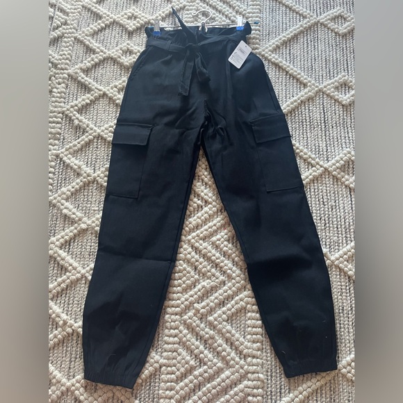 NWT Cargo black pants - Picture 1 of 8
